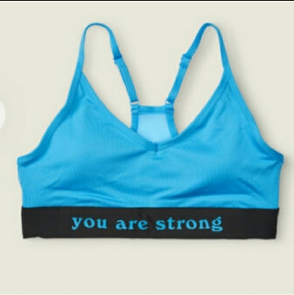 Victoria Secret Pink Skyline Blue Bra Medium NWT - Picture 1 of 3